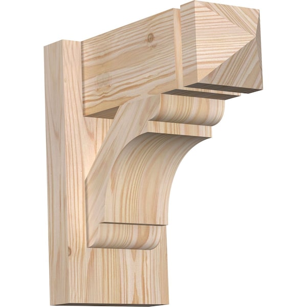 Ekena Millwork Olympic Arts & Crafts Smooth Outlooker, Douglas Fir, 5 1/2"W x 12"D x 12"H OUT06X12X12OLY03SDF - main